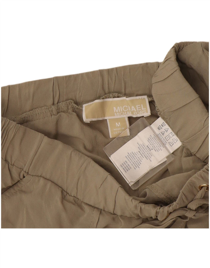 Pantaloncini casual da donna Michael Kors medi W30 viscosa verde