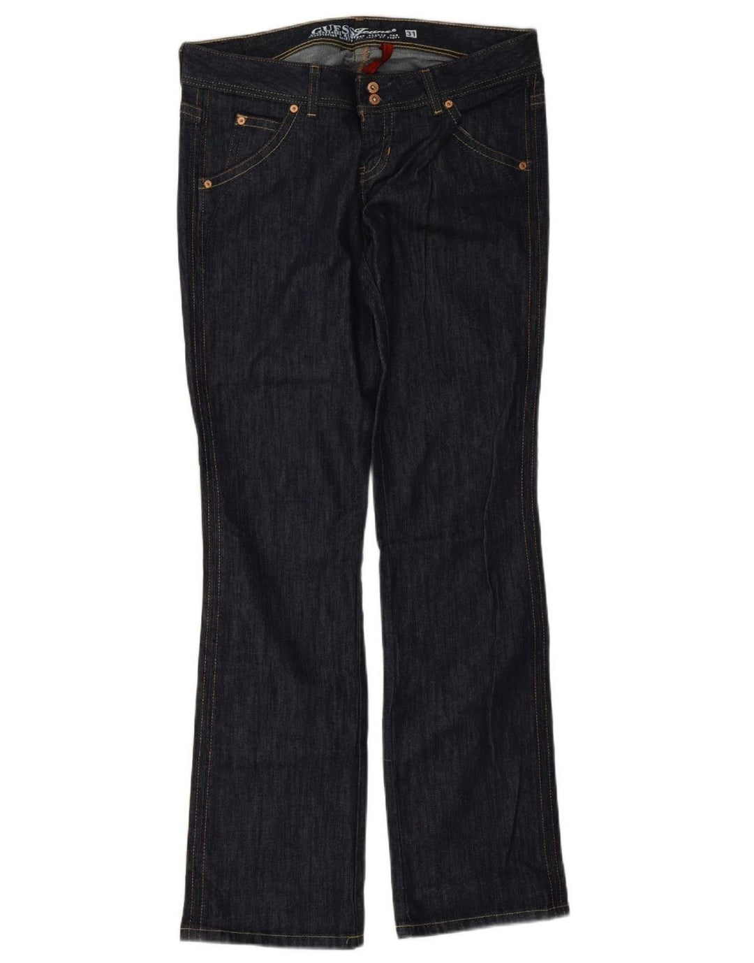 Jeans Bootcut da donna Guess W31 L34 cotone blu navy