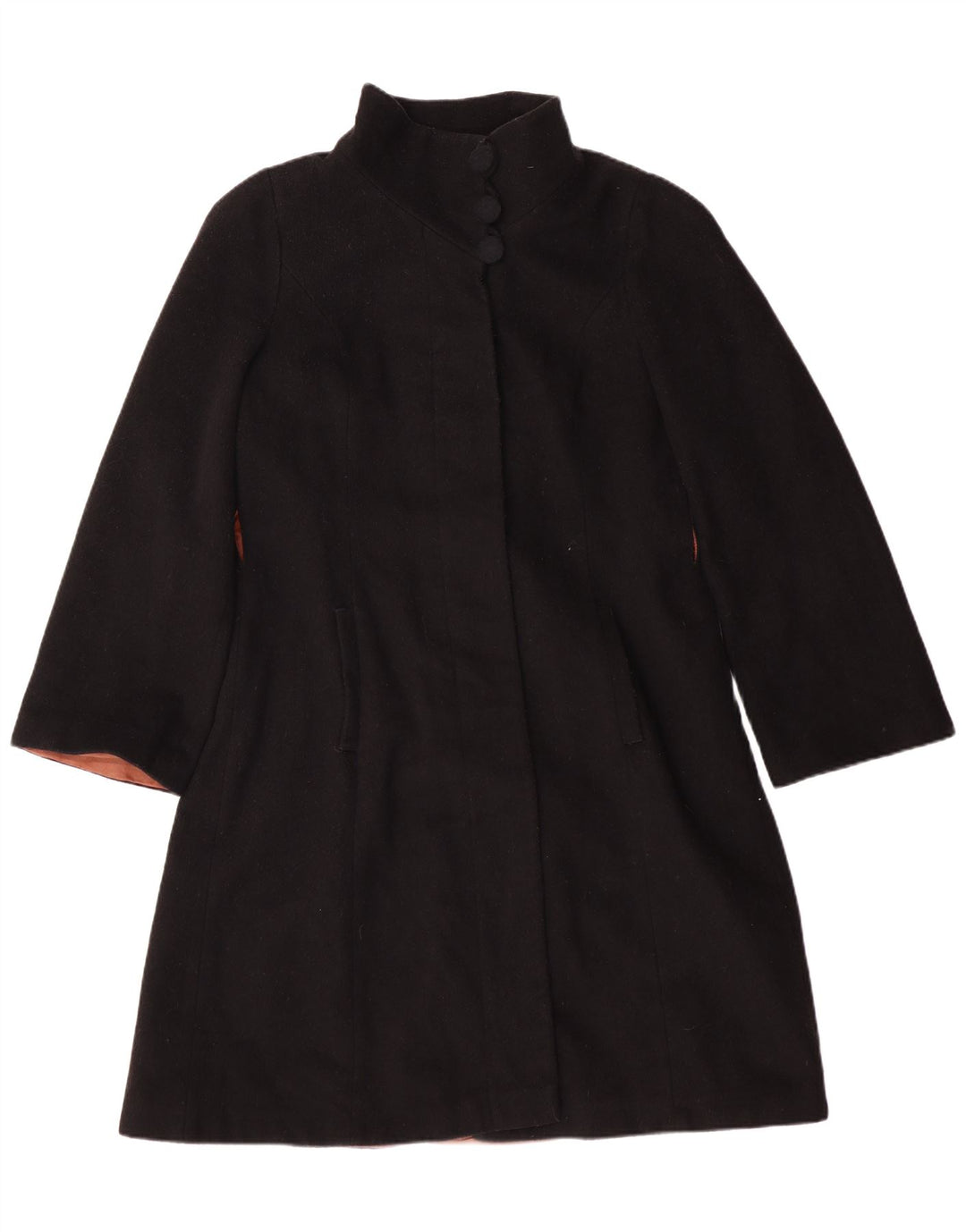 Soprabito da donna LAURA ASHLEY UK 12 Lana nera media