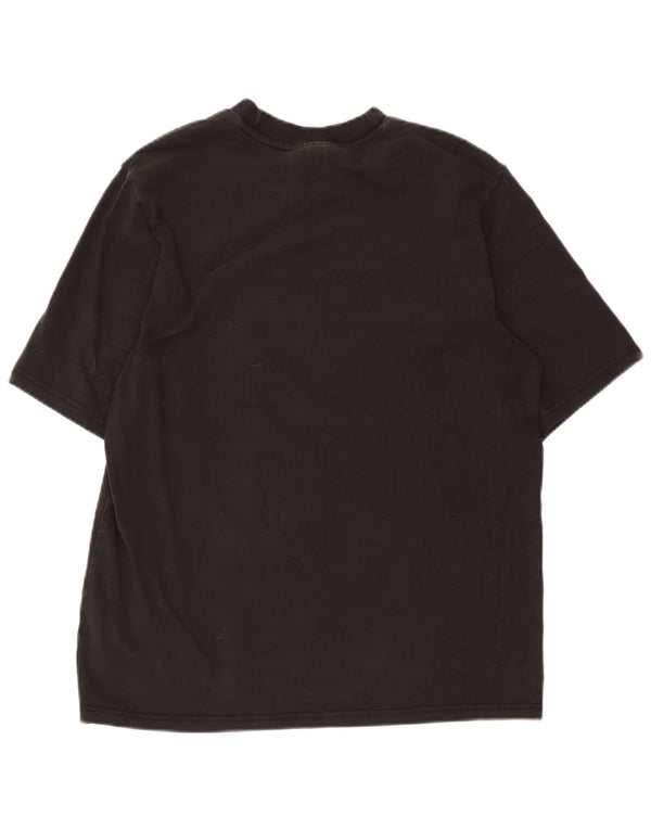 Adidas Mens Graphic T-Shirt Top Medium Black Cotton
