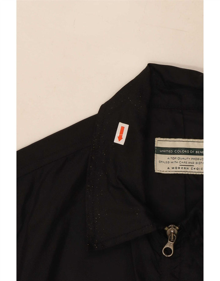Giacca Utility Donna Benetton IT 44 Medium Nero Poliammide