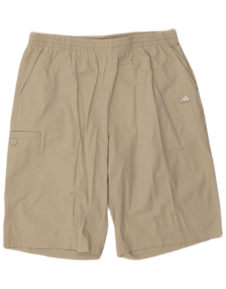 Pantaloncini cargo da uomo ADIDAS 2XL W40 cotone beige