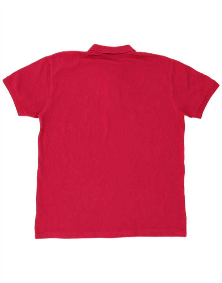 Polo da uomo Lacoste taglia 6 XL in cotone rosa