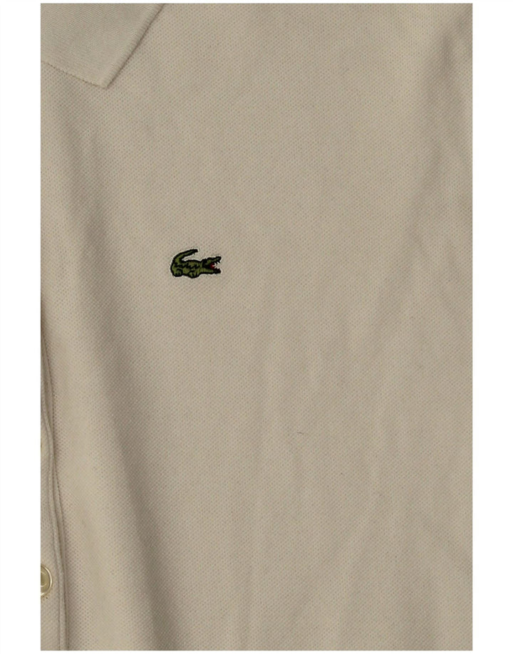 Polo da donna Lacoste UK 14 grande bianca