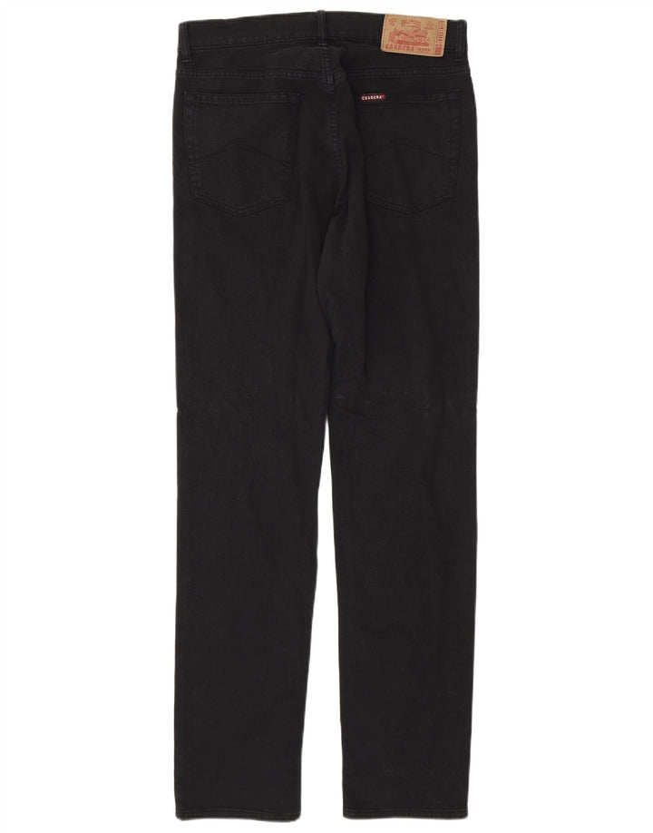 CARRERA Jeans dritti regolari da uomo 700 W32 L35 cotone nero