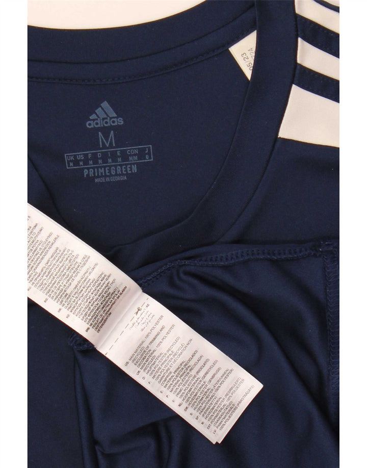 T-shirt Adidas Aeroready da uomo, media, in poliestere blu navy medio