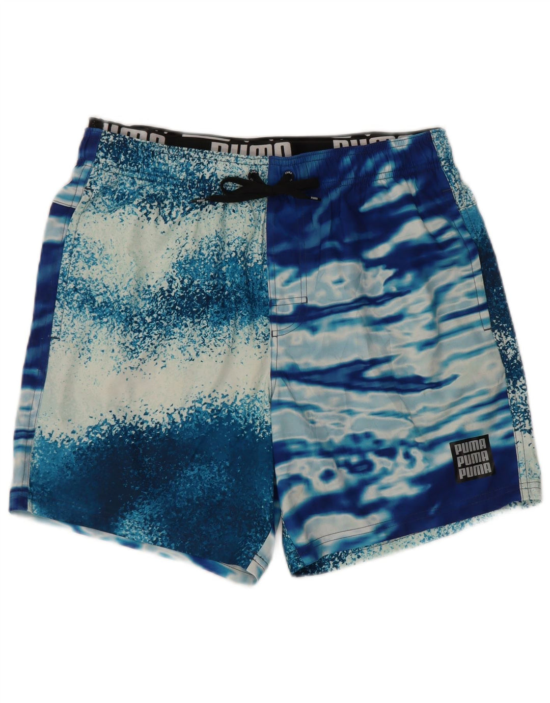 Pantaloncini da bagno da uomo Puma Blu medio in poliestere tie-dye