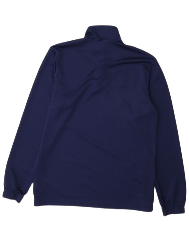 ADIDAS Aeroready Zip Neck Pullover Tuta da Uomo Top Large Blu Navy