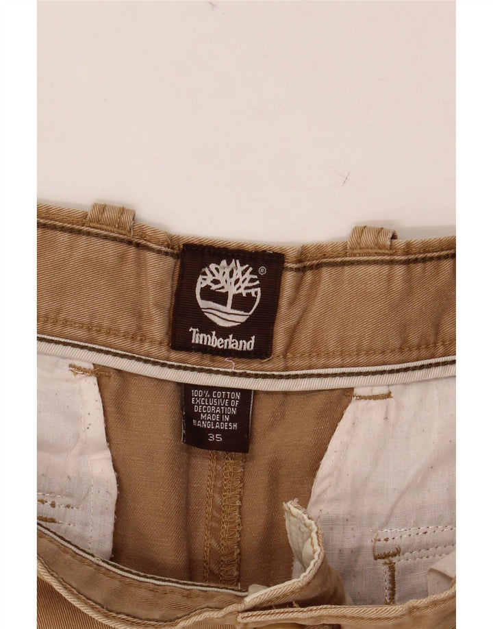 Pantaloncini cargo da uomo TIMBERLAND W35 Large in cotone beige