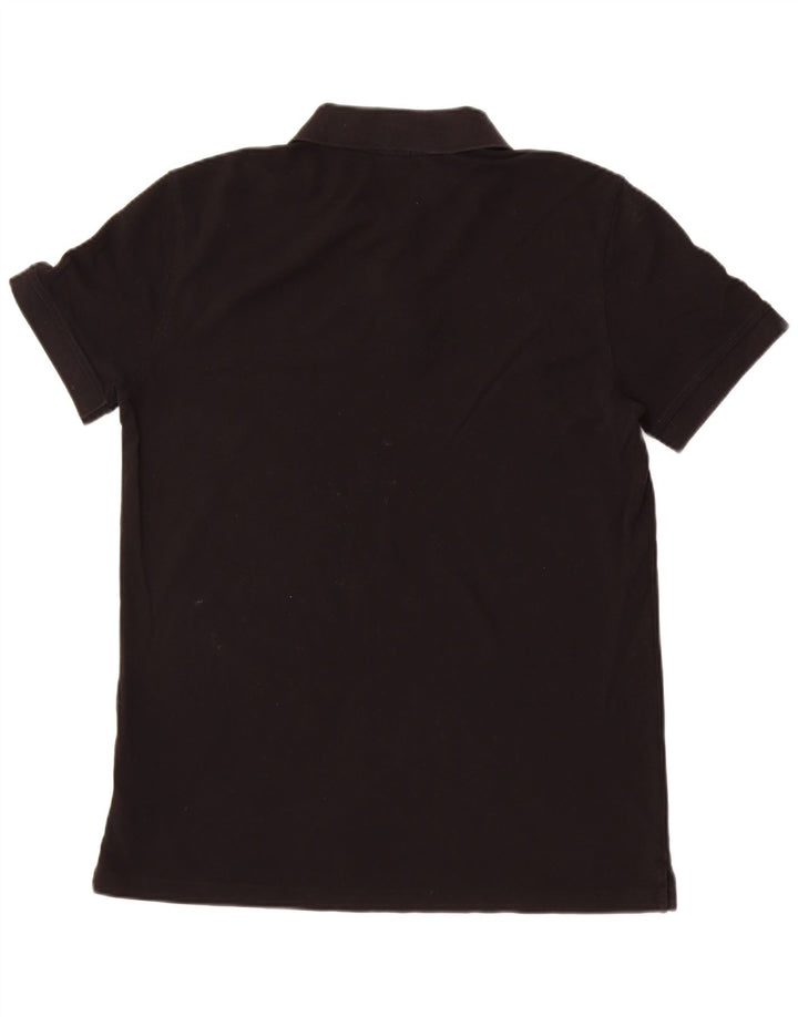 Polo Hugo Boss da uomo vestibilità regolare XL in cotone nero