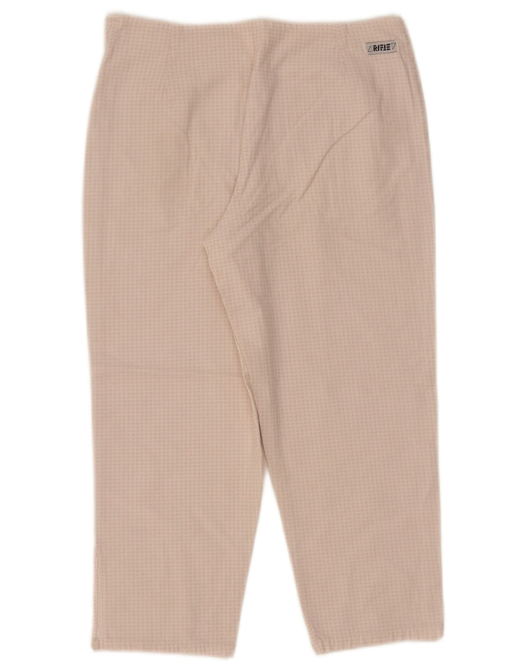 Pantaloni Capri affusolati da donna Rifle W30 L22 pied de poule rosa