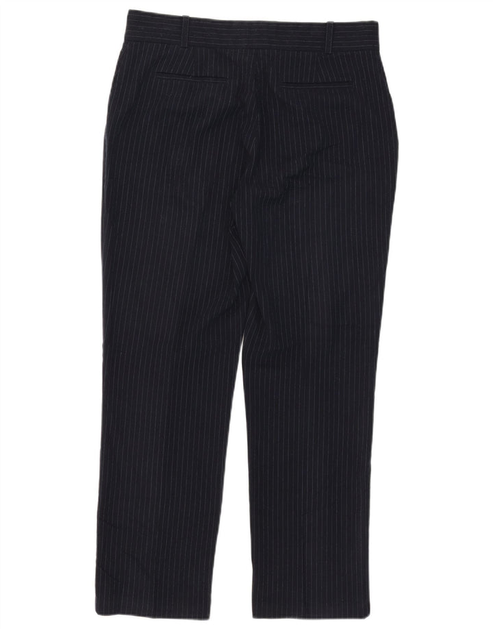 Pantaloni da abito da donna Marks & Spencer UK 12 Medium W32 L27 Blu Navy