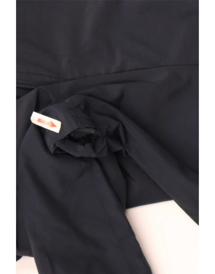 Giacca antipioggia da uomo con cappuccio Lyle & Scott UK 38 medio blu navy