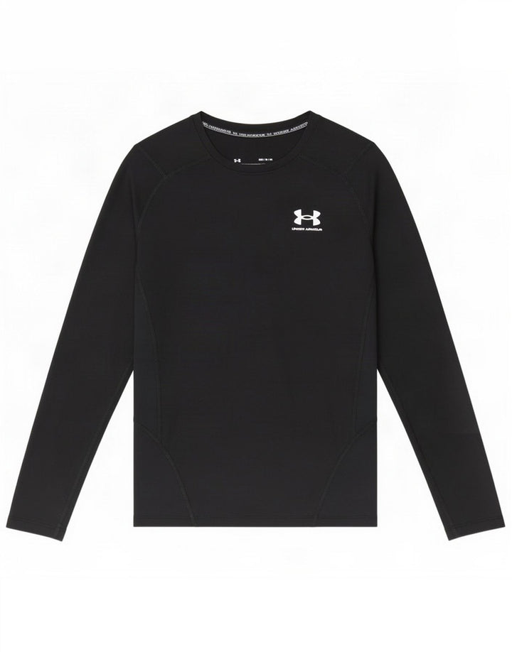 Top a compressione da uomo Under Armour manica lunga medio nero