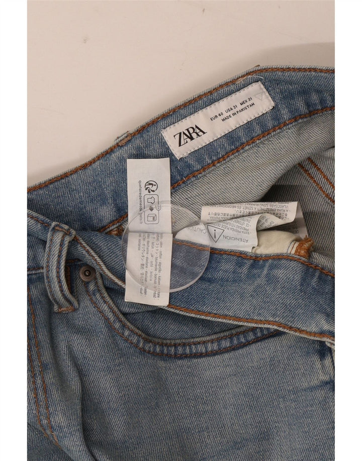 Jeans slim da uomo Zara EU 40 medio W31 L31 cotone blu
