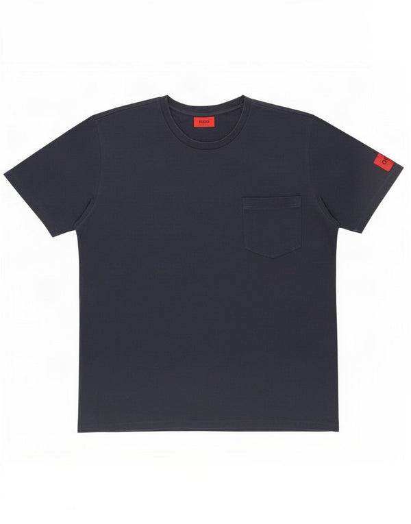 T-shirt da uomo Hugo Boss Top XL in cotone blu navy