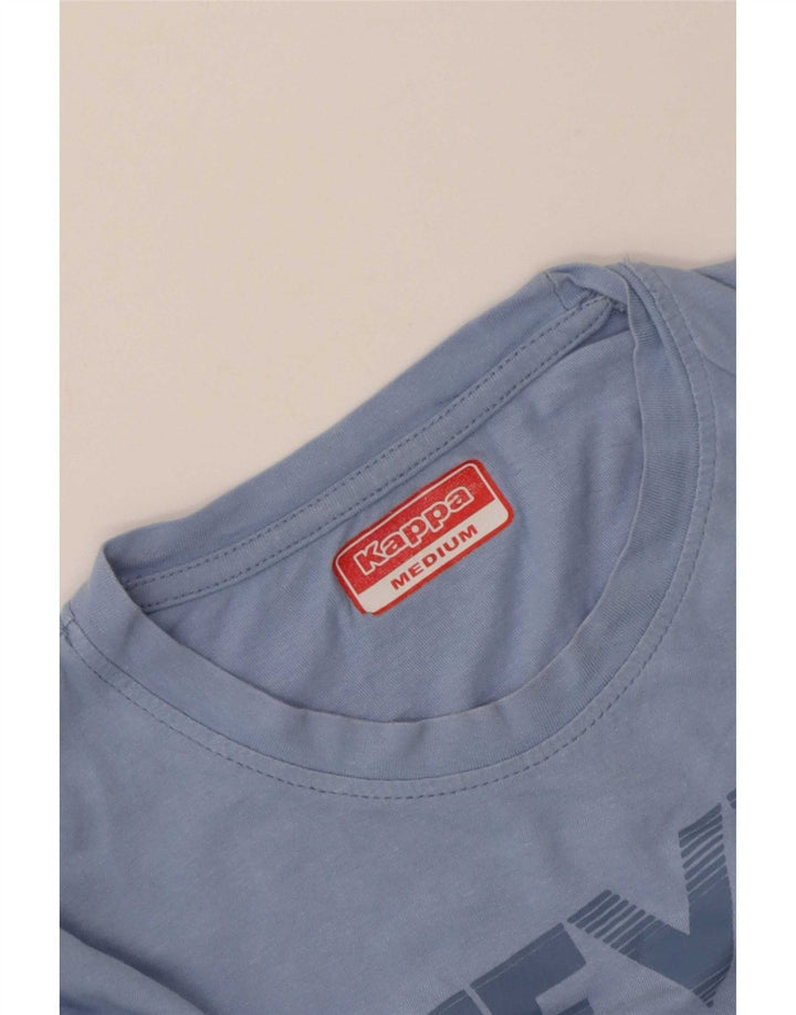 Maglietta grafica da donna Kappa Top UK 14 Blu medio