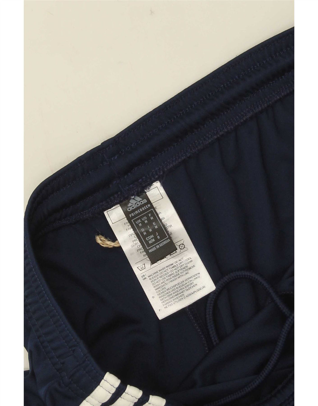 Pantaloncini sportivi Adidas Aeroready da uomo medi in poliestere blu navy