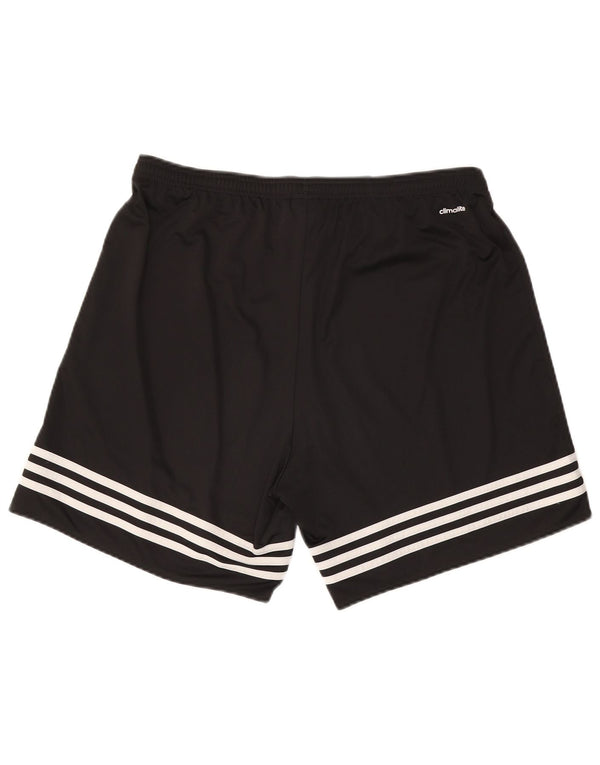 Pantaloncini sportivi da uomo Adidas XL Sport in poliestere a righe nere