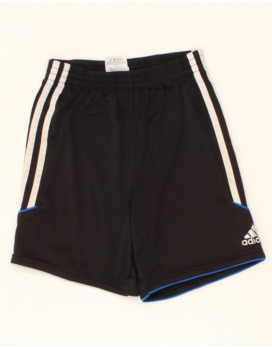 ADIDAS Boys Sport Shorts 3-4 Years Black Polyester Vintage Adidas and Second-Hand Adidas from Messina Hembry 