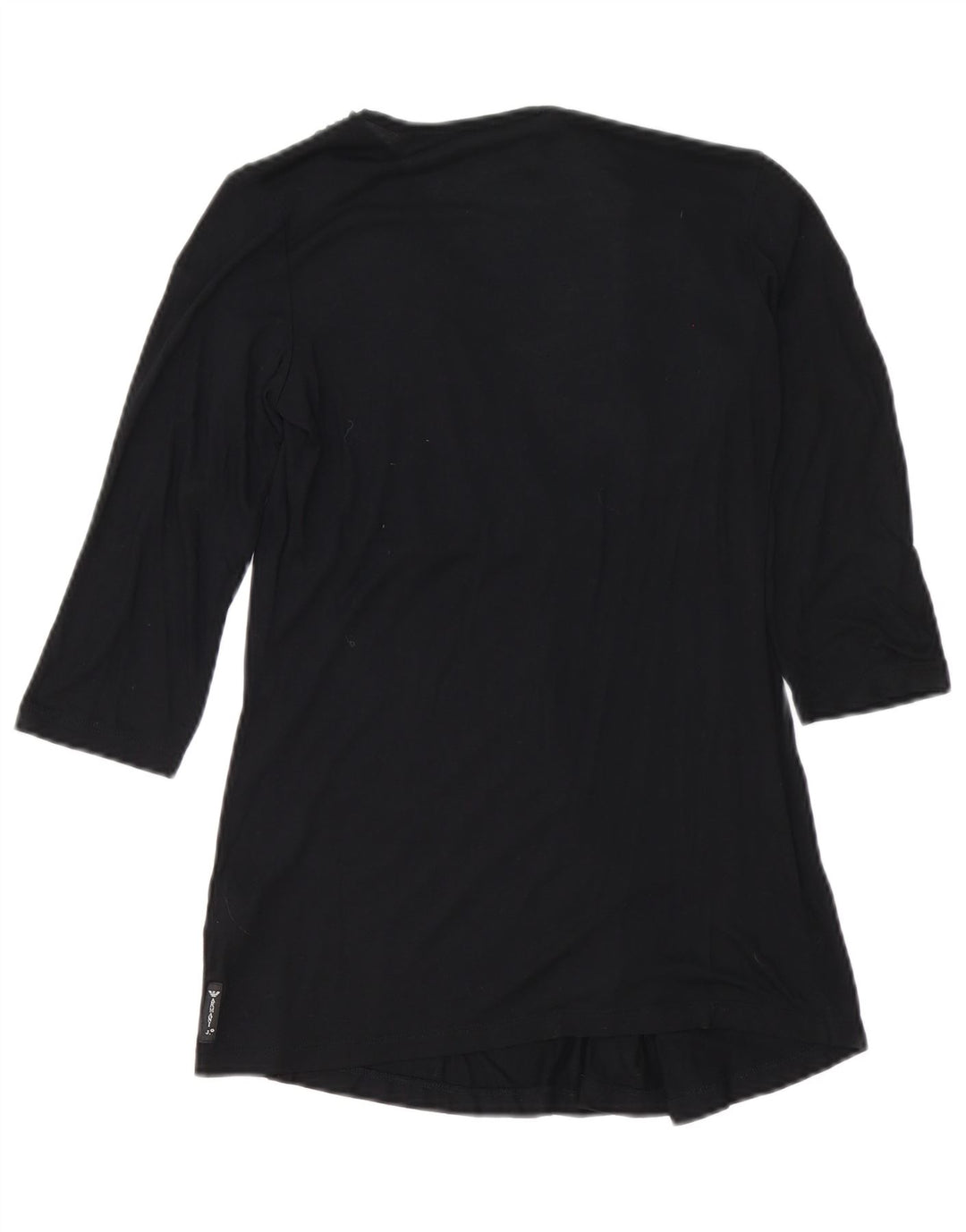 Armani Jeans Top da donna manica 3/4 EU 38 viscosa media nera