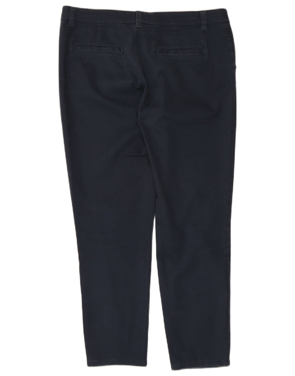 Pantaloni chino slim da donna Fat Face UK 12 medi W34 L26 cotone blu navy