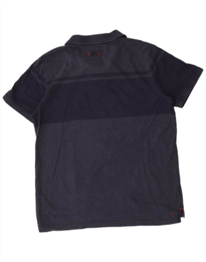 Polo da uomo Fat Face XL in cotone blu navy