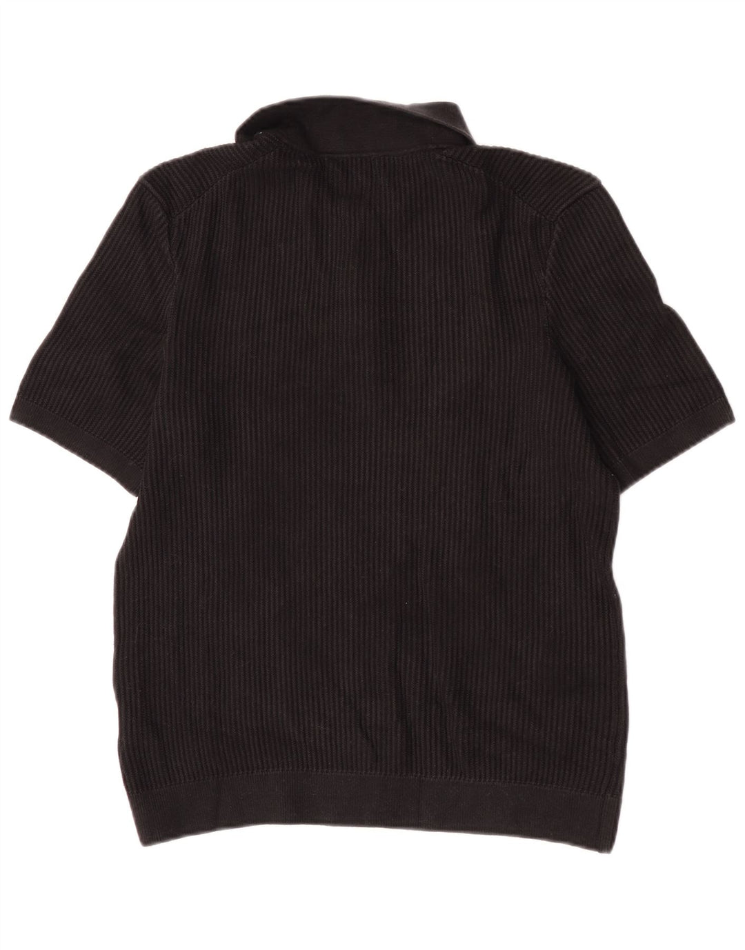 Polo regolare da uomo Cos piccola in cotone nero