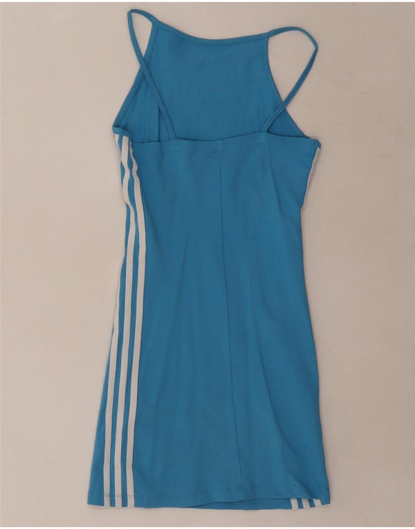 Abito da tennis da donna Adidas UK 6 XS blu cotone