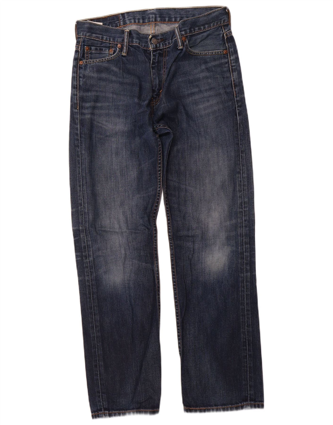 LEVI'S Jeans dritti da uomo 504 W30 L30 cotone blu