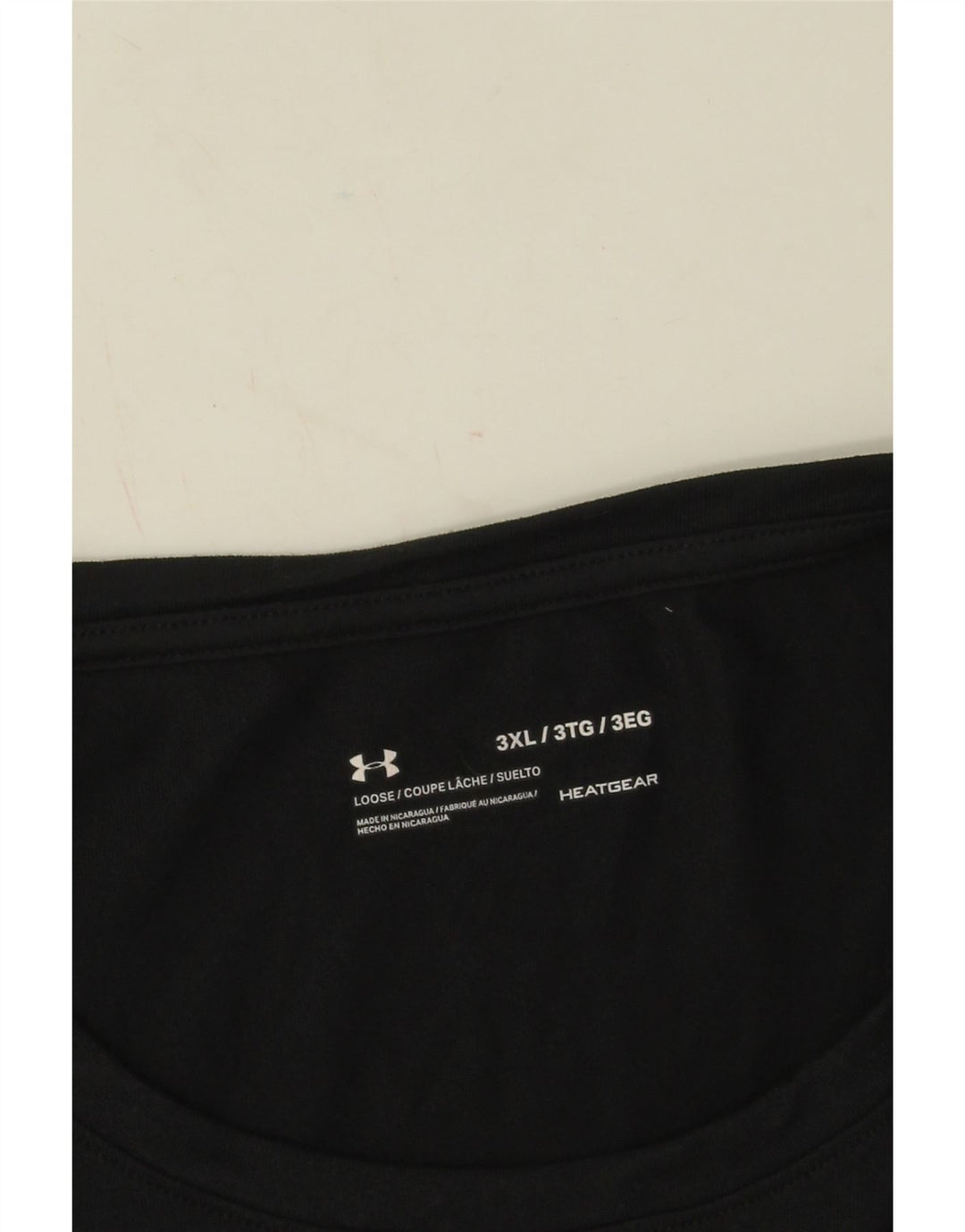 Under Armour Mens Heat Gear Graphic Top manica lunga 3XL poliestere nero