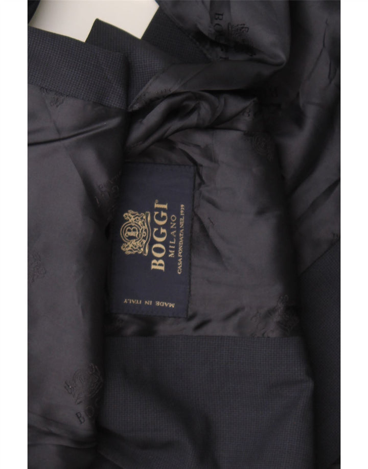 Giacca blazer da uomo a 3 bottoni Boggi UK 36 Small Blu Navy