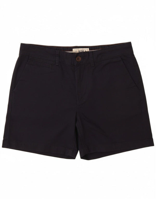 Pantaloncini chino da donna FAT FACE UK 8 piccoli W30 cotone blu navy