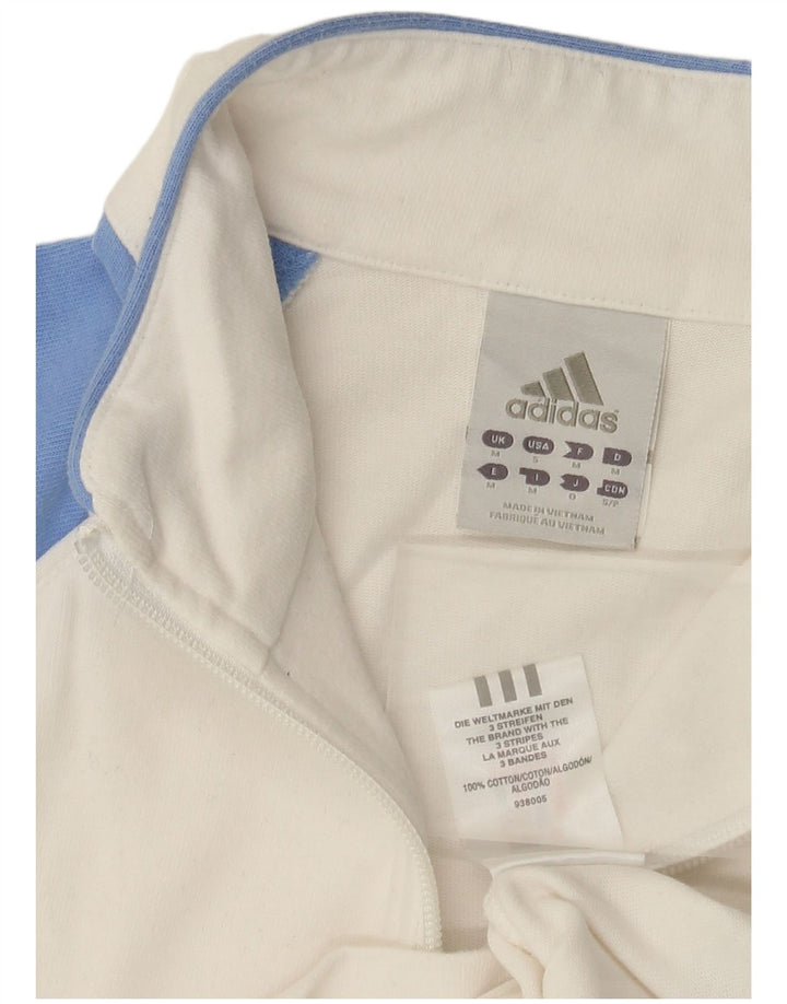 Giacca Top Tuta Adidas Bambina 11-12 Anni Media Cotone Bianco