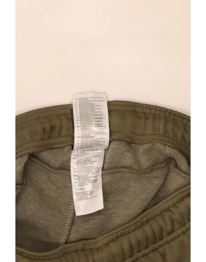 Pantaloni da tuta da uomo Adidas Joggers piccoli in poliestere kaki