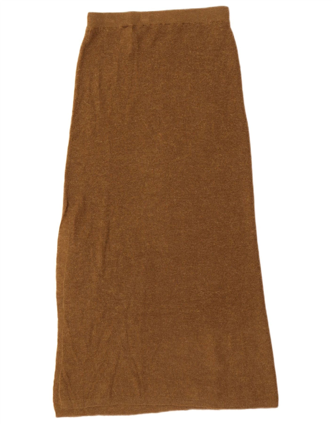 Gonna lunga in maglia Zara da donna piccola W26 marrone in poliammide