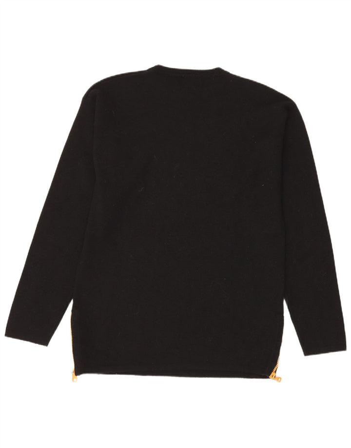 Maglione maglione girocollo da uomo Soxo XL in lana color block nero