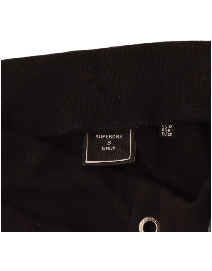 Pantaloni da tuta da donna Superdry Joggers UK 12 Medium Black Cotton