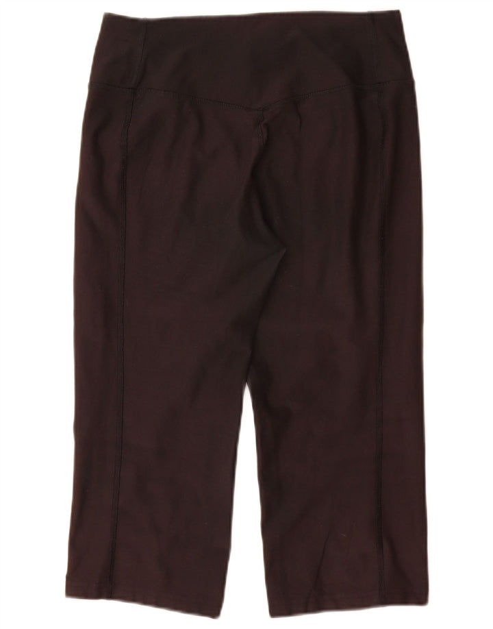 Leggings Nike Dri Fit Capri da donna UK 12 medio nero poliestere