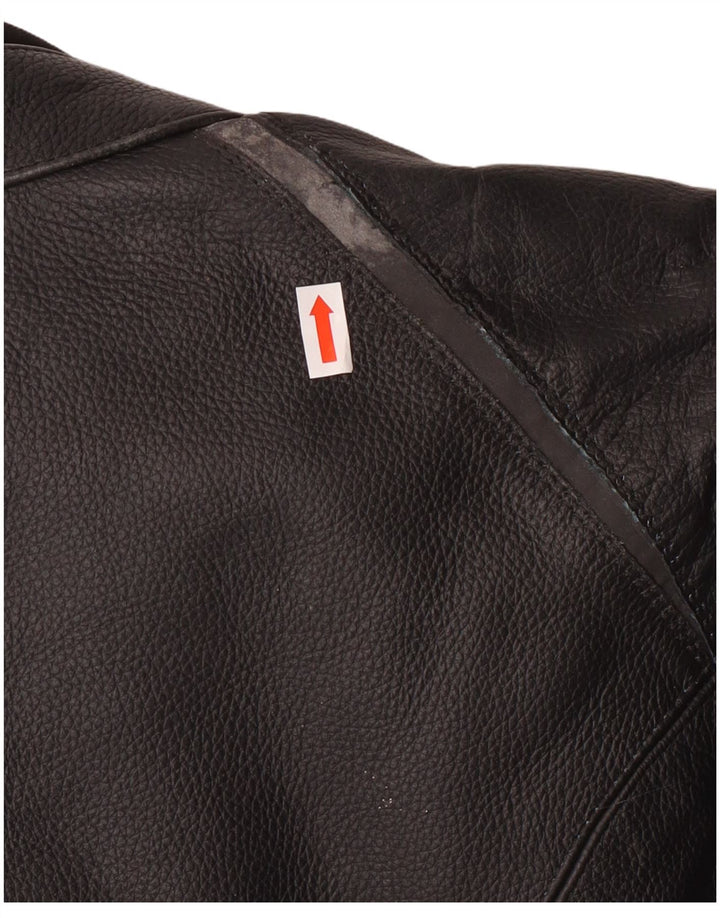 Giacca da motociclista in pelle da donna LEWIS UK 18 XL Pelle nera