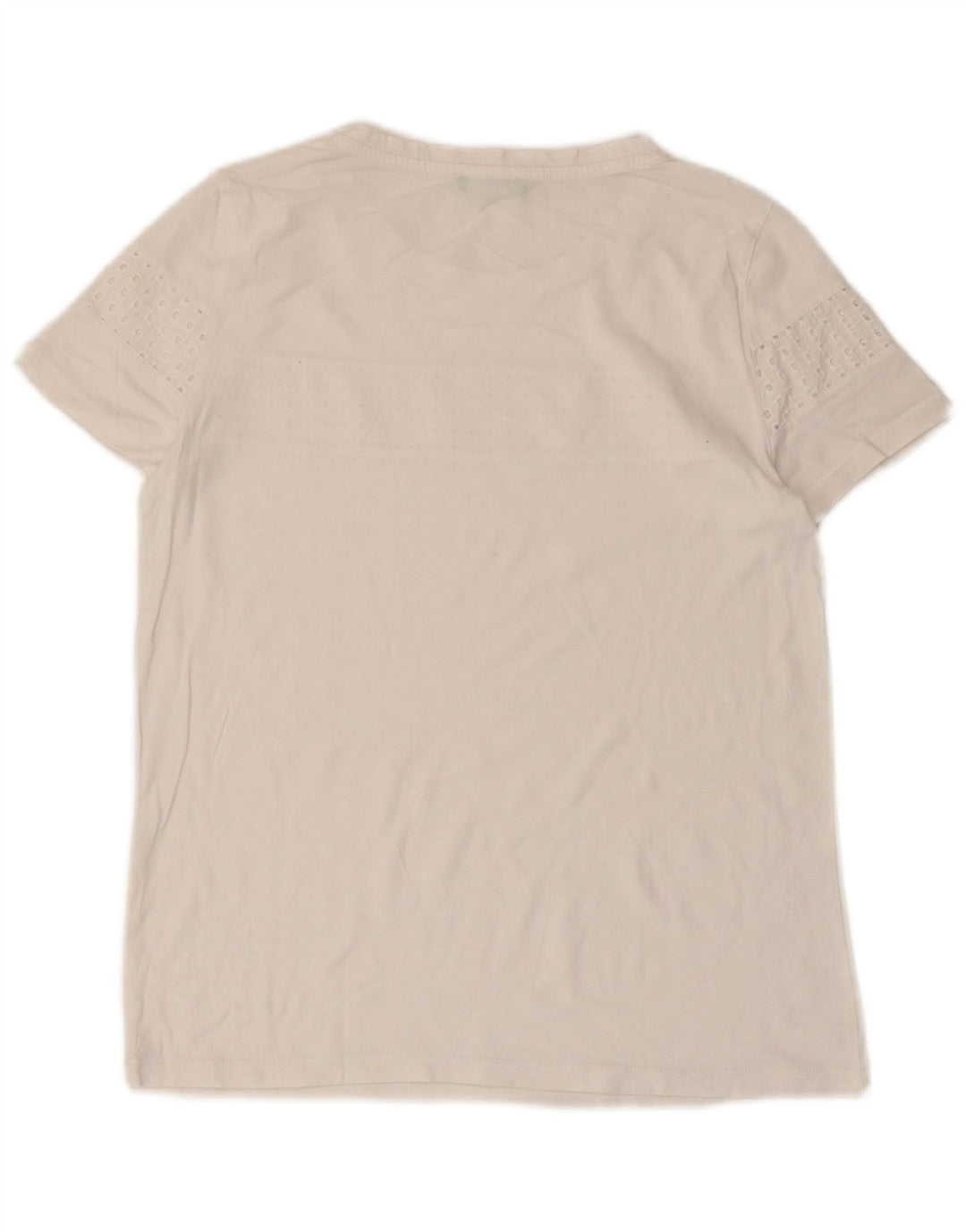 T-shirt da donna Benetton Top UK 10 piccola bianca