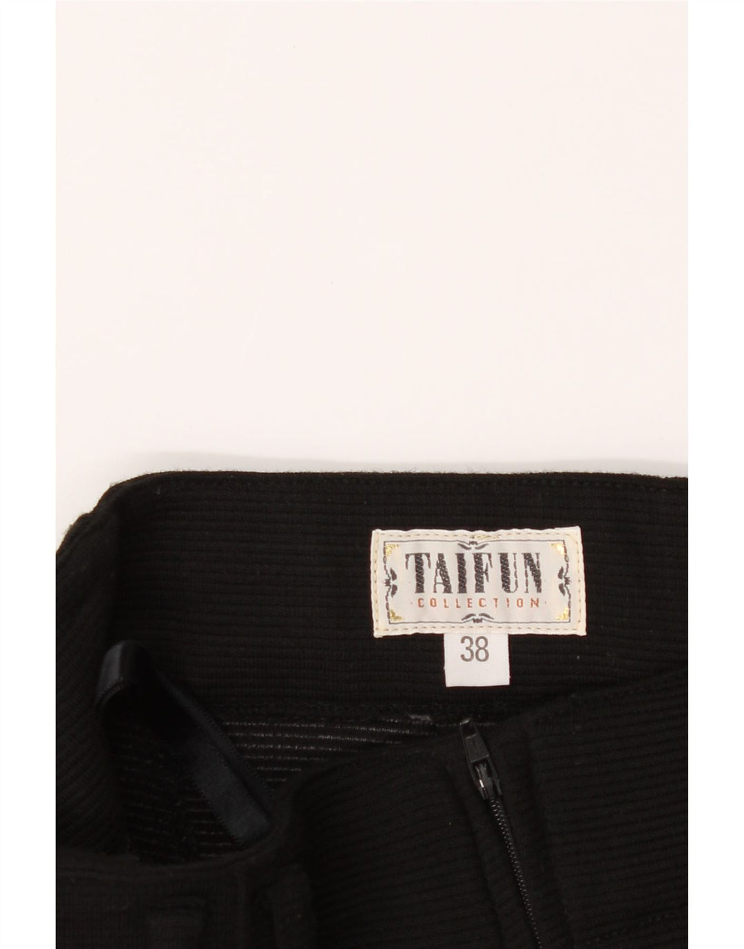 TAIFUN Womens Pencil Skirt EU 38 Medium W30  Black Polyacrylic Vintage Taifun and Second-Hand Taifun from Messina Hembry 
