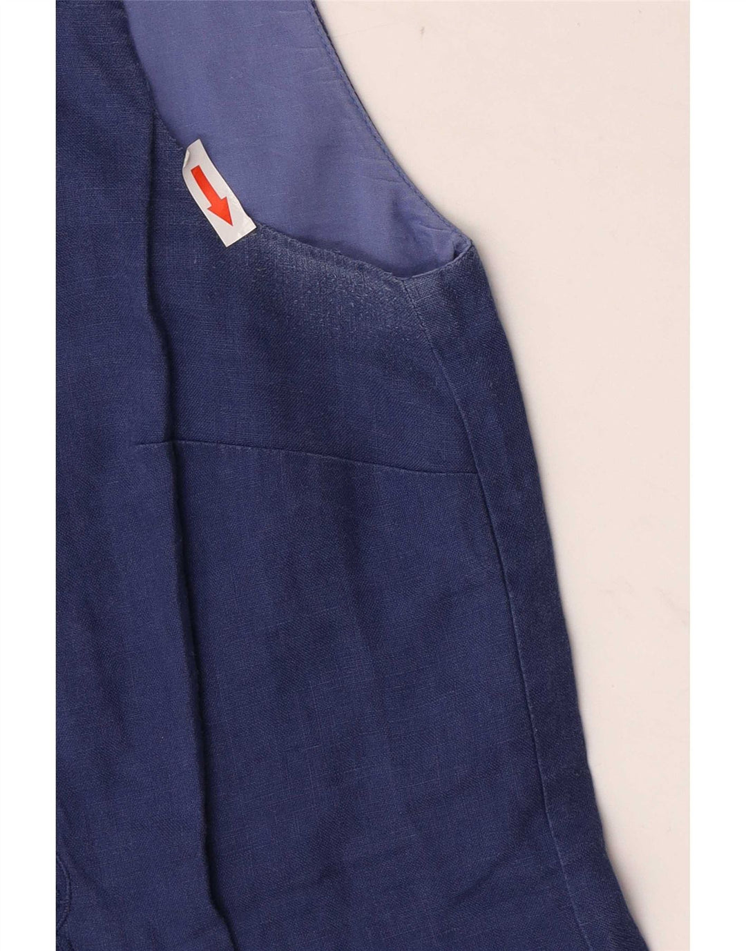 Abito basic senza maniche da donna Jigsaw UK 10 Piccolo lino floreale blu navy