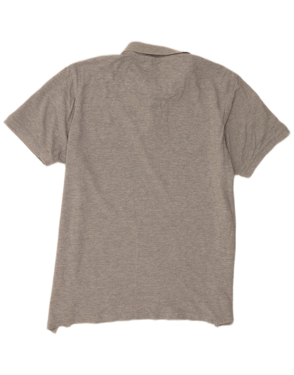 Pierre Cardin Mens Short Sleeve Polo Shirt 2XL Grey Cotton
