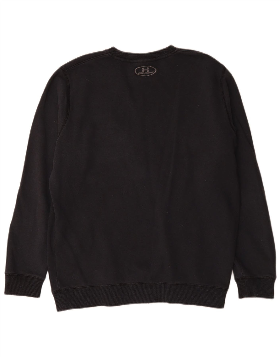 Felpa Under Armour da uomo Cold Gear, maglione medio, cotone nero