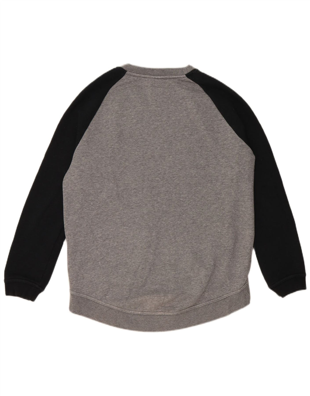 Felpa con grafica Nike da uomo, piccola, in cotone color block grigio