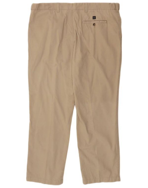 Pantaloni chino vestibilità regolare da uomo Marks & Spencer W42 L31 cotone beige