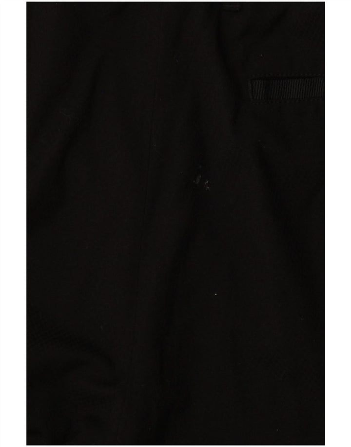 Pantaloni chino con pegging da uomo Armani Exchange W34 L28 poliestere nero