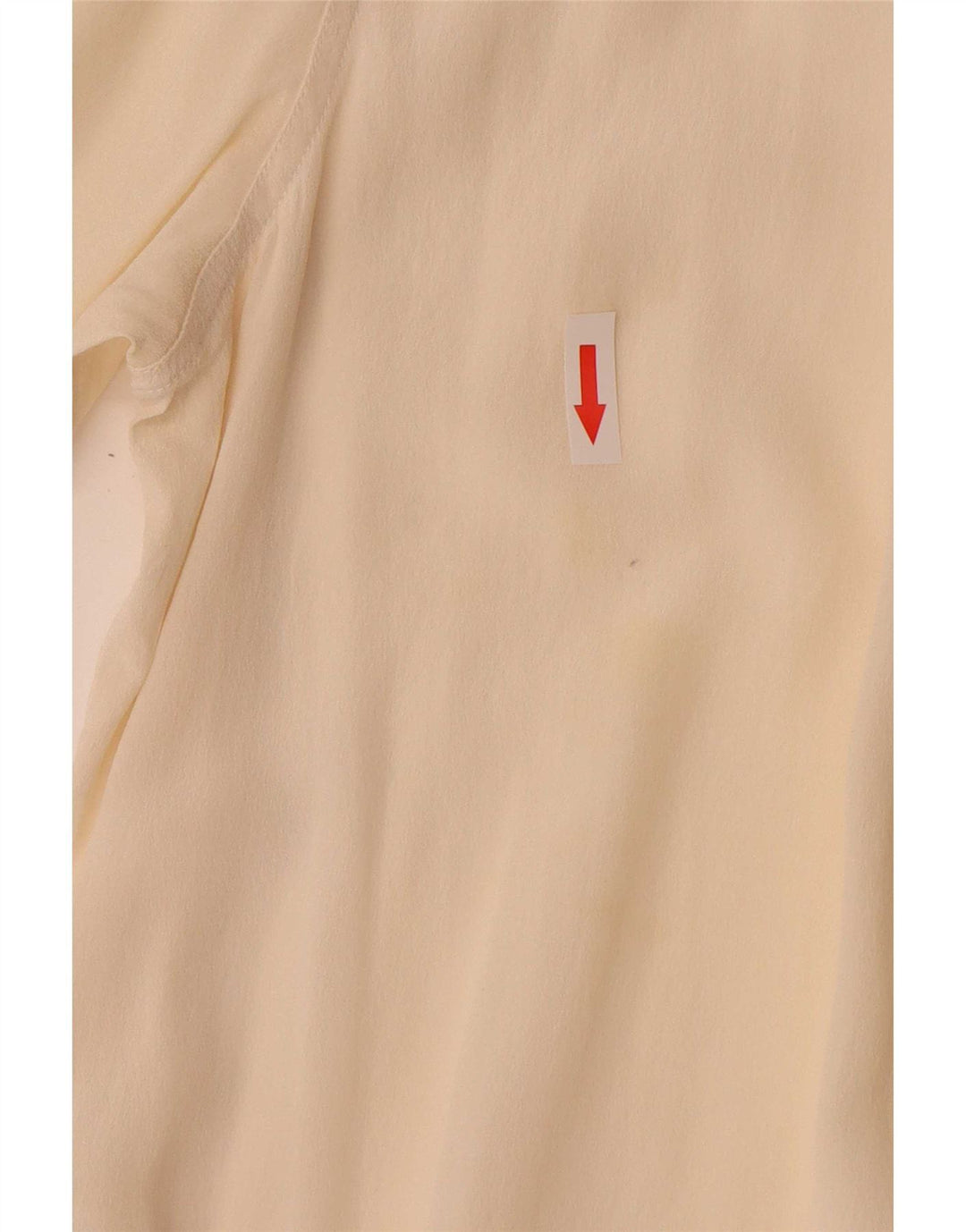 Camicia pullover vintage da donna IT 44 color block bianco sporco medio