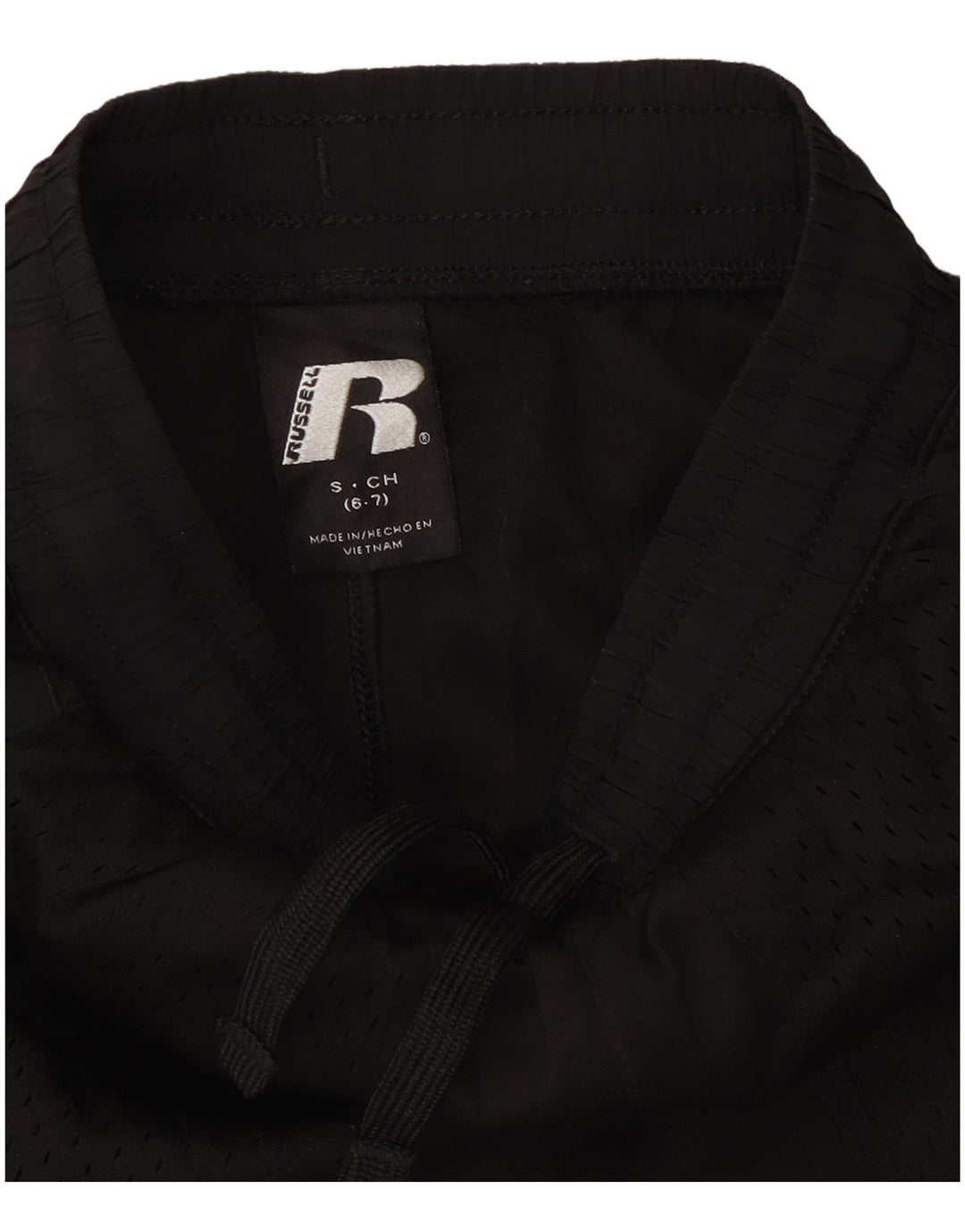 Pantaloncini sportivi da ragazzo Russell Athletic 6-7 anni piccoli neri